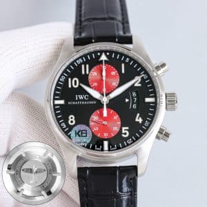 IWC Big Pilot Chronograph 46 IW502903 Rose Gold Black Dial Super Clone – KB Factory Replica