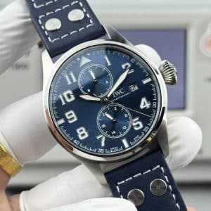 IWC Big Pilot 8 Days Heritage IW51584 Blue Dial Super Clone – TW Factory 316L Stainless Steel Replica