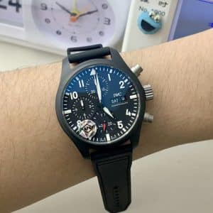 IWC Pilot Chronograph Top Gun IW389101 Black Ceramic Super Clone – APS Factory Replica (De-Homogenized)