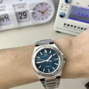 IWC Ingenieur Automatic 40 IW3289 Super Clone Replica – MKS Factory V7 Blue Grid Dial