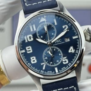 IWC Big Pilot 8 Days Heritage IW51584 Blue Dial Super Clone – TW Factory 316L Stainless Steel Replica