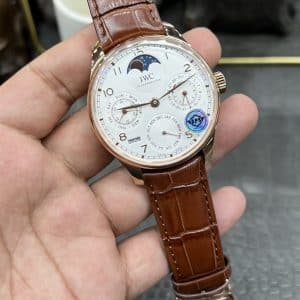 V9 Factory IWC Portuguese Perpetual Calendar IW52610 “Seven-Hand” Rose Gold Super Clone Replica