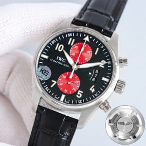 IWC Big Pilot Chronograph 46 IW502903 Rose Gold Black Dial Super Clone – KB Factory Replica