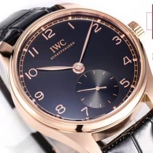 IWC Big Pilot Hand-Wound Eight Days IW510205 Rose Gold Blue Dial Super Clone – GR Factory Replica