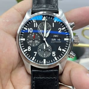 IWC Pilot Chronograph IW377709 Black Dial Super Clone – YL Factory Replica