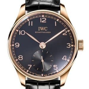 IWC Big Pilot Hand-Wound Eight Days IW510205 Rose Gold Blue Dial Super Clone – GR Factory Replica