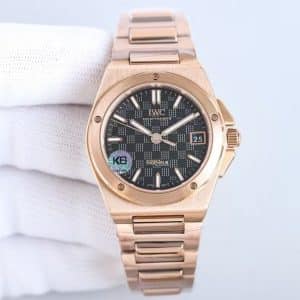 IWC Ingenieur Automatic 40 IW328907 Super Clone Replica Black Dial – Rose Gold, KB Factory Version