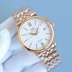 MKS Factory IWC Portofino Automatic IW356506 / IW356504 “Portofino 40 Bracelet” Rose Gold Super Clone Replica