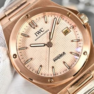 IWC Ingenieur Automatic 40 IW328907 Super Clone Replica Rose Gold – APS Factory (Black & Silver Dial)
