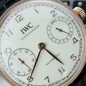 VS Factory IWC Portuguese Automatic IW500703 Rose Gold White Dial Super Clone Replica