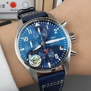 IWC Pilot Chronograph 41 IW388102 Blue Dial Super Clone – APS Factory Replica (De-Homogenized)