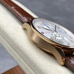 IWC Portugieser Chronograph IW3716 Super Clone — White Dial Rose Gold Case, AZ Factory