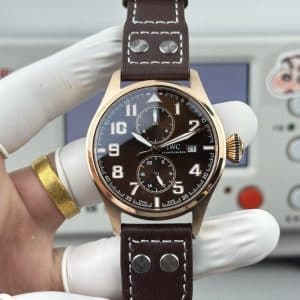 IWC Big Pilot 8 Days Heritage IW5158 Rose Gold Brown Dial Super Clone – TW Factory Replica