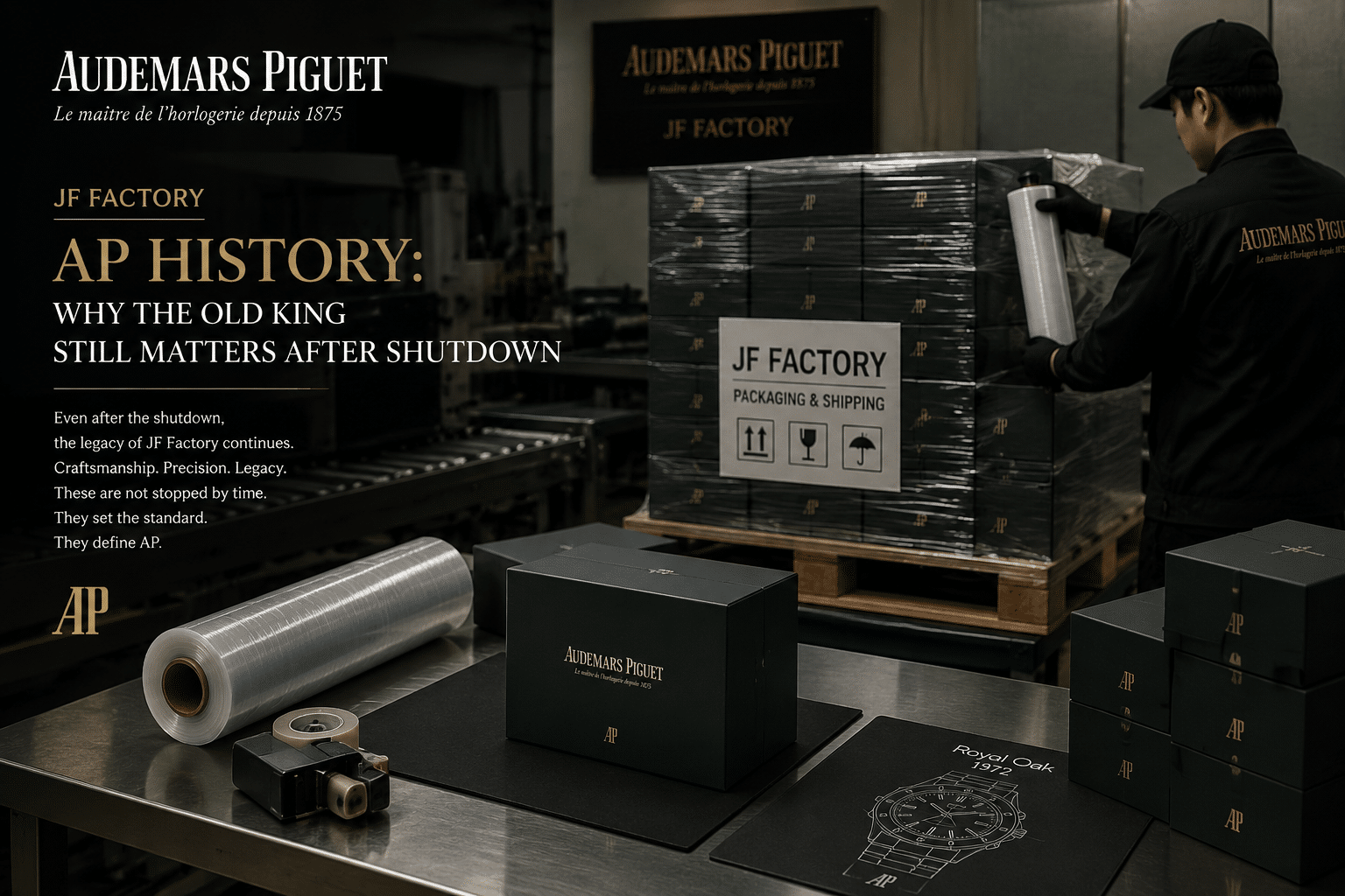 Daipak Packaging factory packing table with stretch film and pallet packing for JF Factory AP History: Why the Old King Still Matters After Shutdown