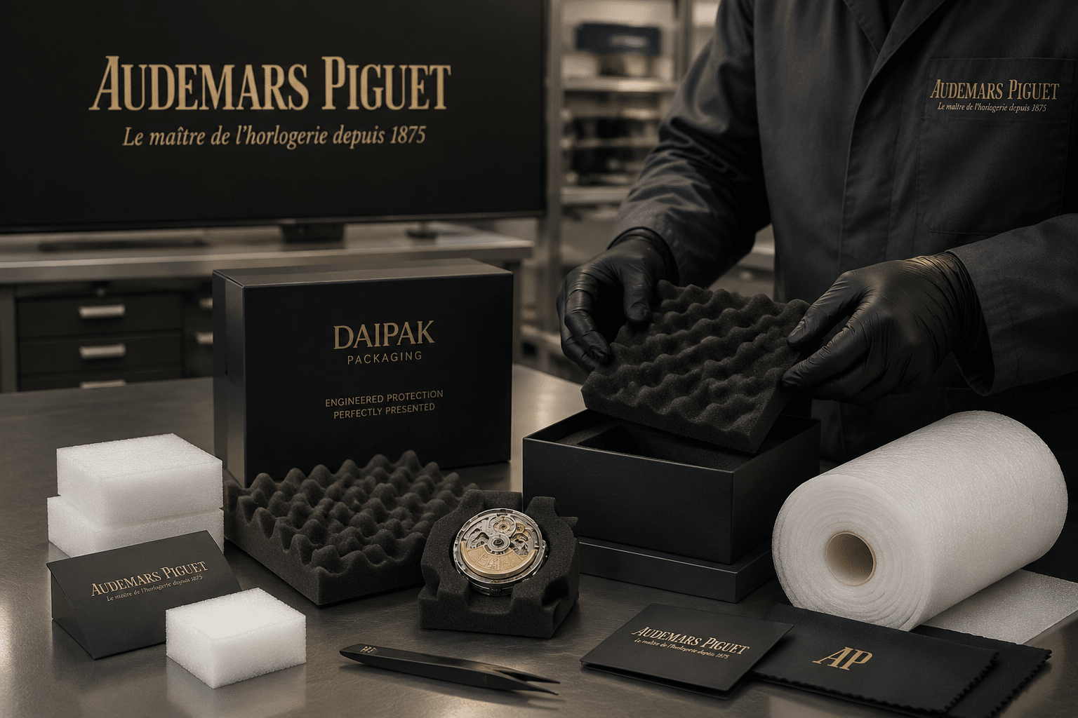 Daipak Packaging factory packing table with protective packaging materials for Rotor Noise in Patek Philippe Replica Movements: Normal or Bad Sign?